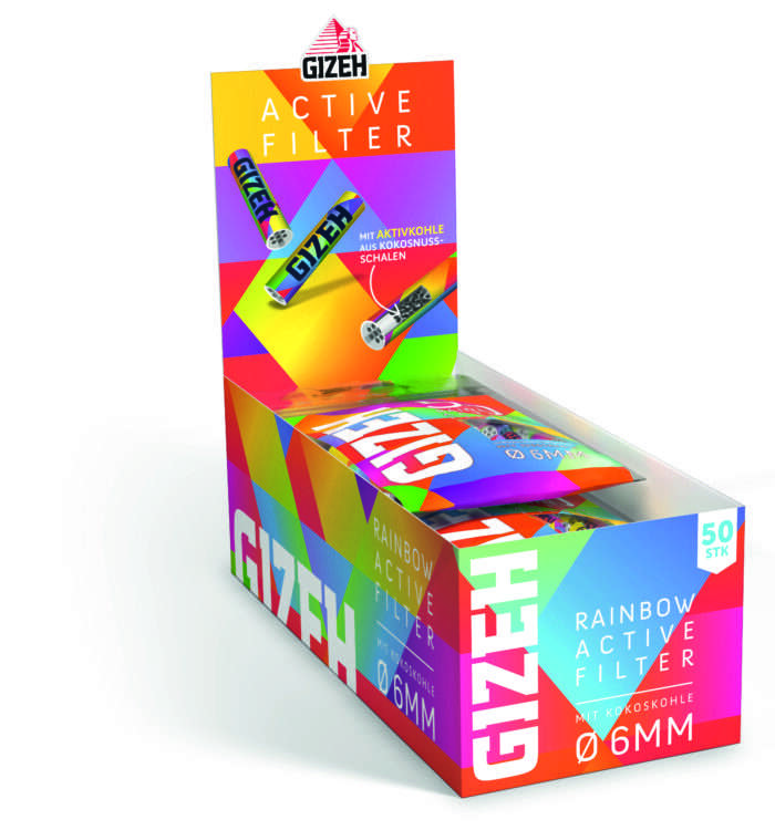 GIZEH RAINBOW Active Filter 6mm 50er – Bild 4
