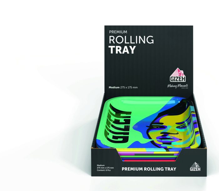 GIZEH Rolling Tray “Faces” – M – Bild 4