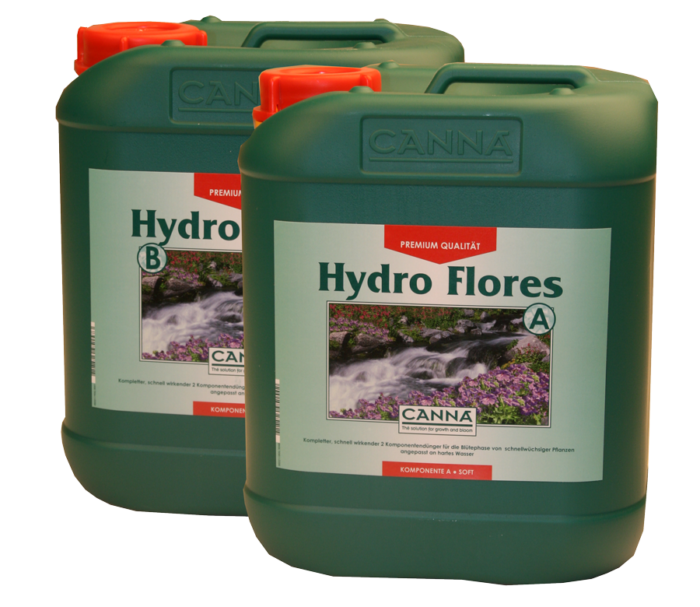 CANNA Hydro Flores A&B (Weiches Wasser) je 10 L – Bild 1