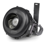 Prima Klima Rohrventilator, 400 m³/h, für 125/100 mm Rohr, integrierter temperaturabhängiger Drehzahlregler – Bild 4