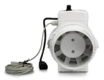 Ventilution Mixed In-Line, 220/280 m³/h, für 125 mm Rohr, mit eingebautem Regler + Thermostat, IEC Connector – Bild 4