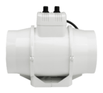 Ventilution Mixed In-Line, 220/280 m³/h, für 125 mm Rohr, mit eingebautem Regler + Thermostat, IEC Connector – Bild 5