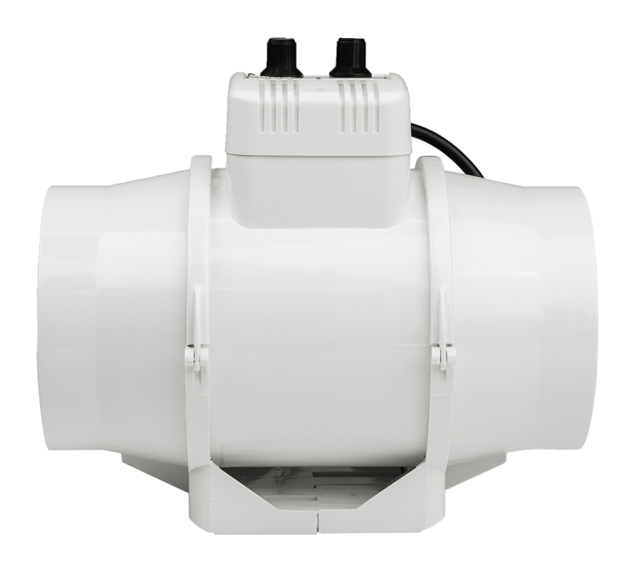 Ventilution Mixed In-Line, 220/280 m³/h, für 125 mm Rohr, mit eingebautem Regler + Thermostat, IEC Connector – Bild 5