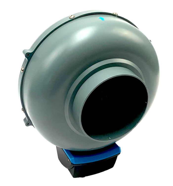 RAM Inline Rohrlüfter, 125 mm, 378 m³/h, EU Netzkabel mit IEC-Connector – Bild 3