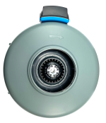 RAM Inline Rohrlüfter, 125 mm, 378 m³/h, EU Netzkabel mit IEC-Connector