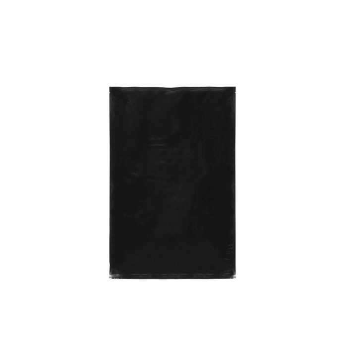 Qnubu Beutel aus Aluminiumfolie schwarz, verschließbar, 30 x 45 cm, 50 St je Pckg – Bild 1