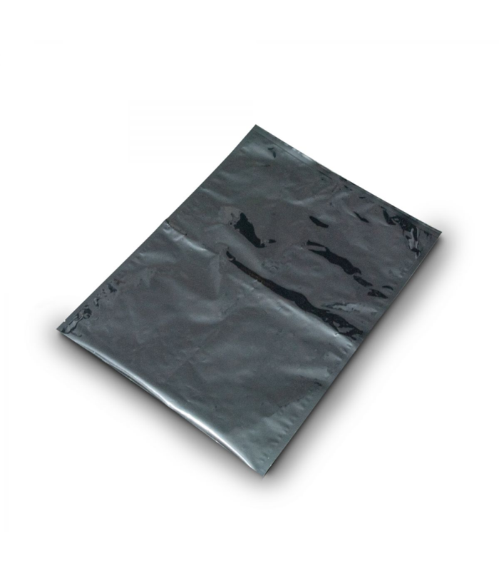 Qnubu Beutel aus Aluminiumfolie schwarz, verschließbar, 45 x 60 cm, 50 St je Pckg – Bild 2