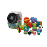 Mix Qnubu Silikon Behälter, XL-Display mit 139 Stk.