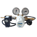 GasArc CO2 Magnetventil mit Druckanzeige/-regler, EU-Stecker