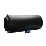 Mountain Air® Rohrventilator EC Whisper, 1808 m³/h, ø 250 mm + EU Netzkabel mit IEC-Connector