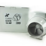 Taifun 2 Speed Inline Ventilator 145/187m³/h 100mm Flansch