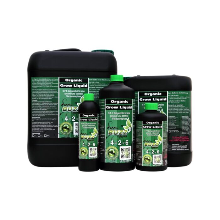 Green Buzz Nutrients Organic Grow Liquid 5L – Bild 1