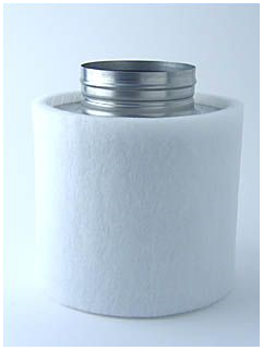 Prima Klima Aktivkohlefilter PROFESSIONAL LINE, für Lüfter bis 240 m³/h, inkl. Anschlussflansch ø 125 mm