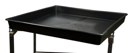Garland Pflanzschale, schwarz, quadratisch, 120 x 120 x 12 cm