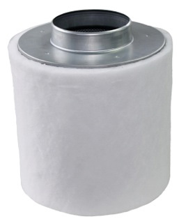 Prima Klima Aktivkohlefilter ECONOMY LINE, für Lüfter 440 m³/h, inkl. Anschlussflansch ø 125 mm