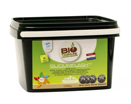BioTabs Silicium Flash, 100 % biologischer Dünger, NPK 4-4-4, 1,25 kg