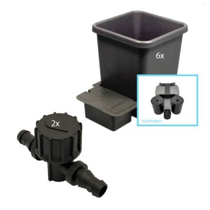 Autopot 6 Pot System AQUAvalve5 ohne Tank