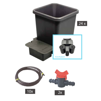 Autopot 24 Pot System AQUAvalve5 ohne Tank