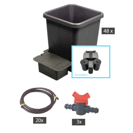 Autopot 48Pot System AQUAvalve5 ohne Tank