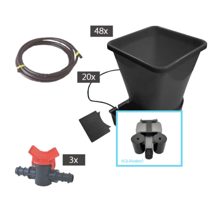 Autopot 48 Pot XL System AQUAvalve5 ohne Tank