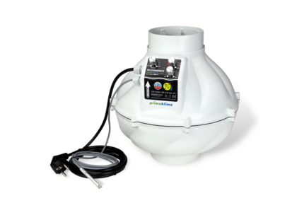 Prima Klima Whisperblower EC Rohrventilator, max 800 m3/h, 170 W, ø 125 mm , Temperatursteuerung