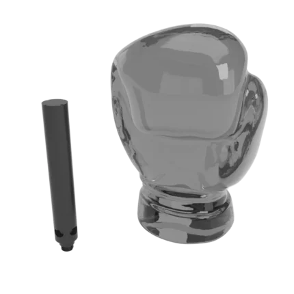 Stündenglass Einzelne Champion Ersatzglas Kugel groß (grau)