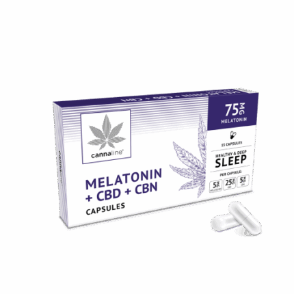 Cannaline Melatonin + CBD + CBN Kapseln x 15 Stück